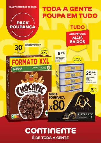 Folheto Continente - 15.9.2026 - 27.9.2026.