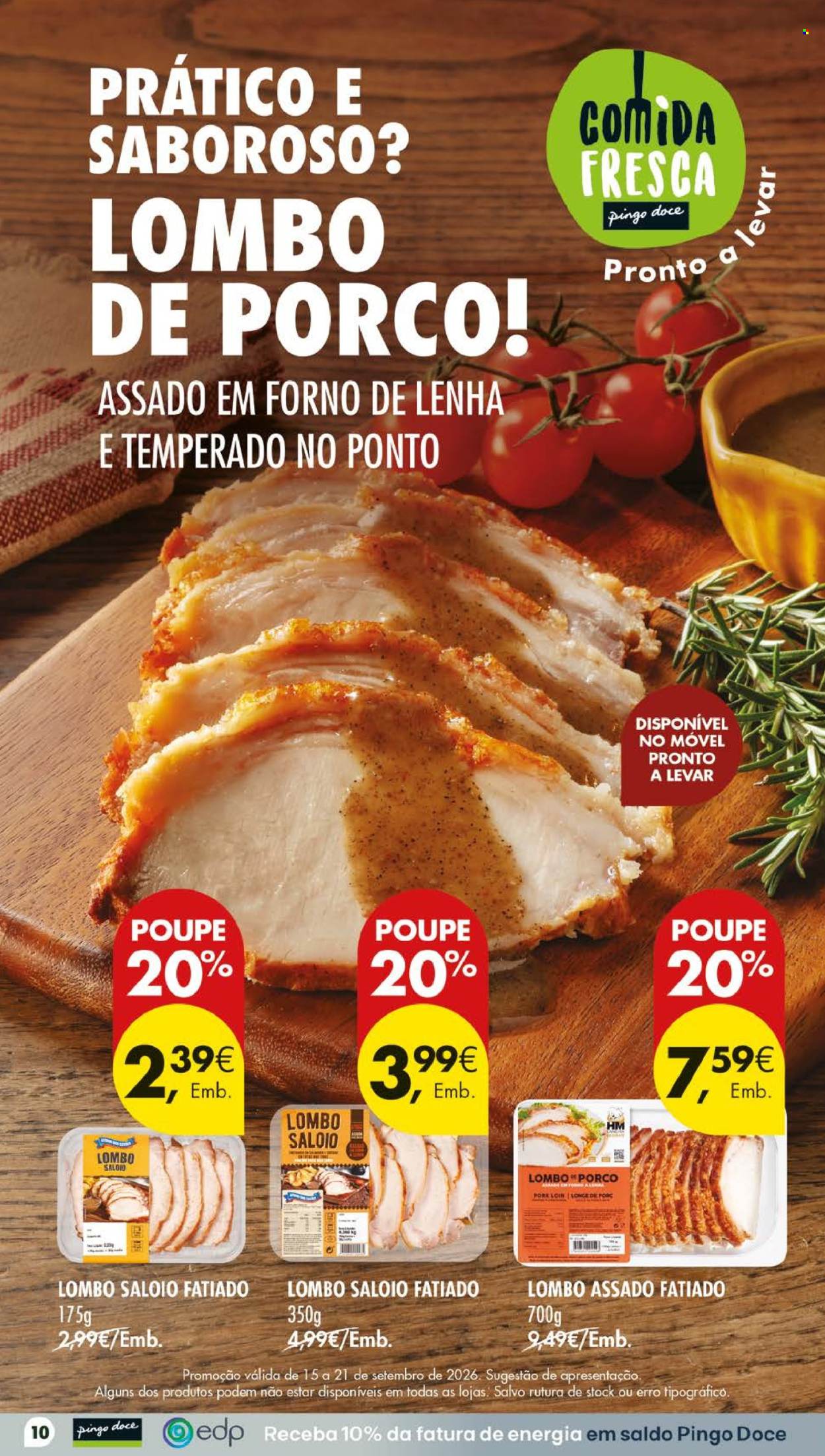 Folheto Pingo Doce - 15.9.2026 - 21.9.2026. Página 10