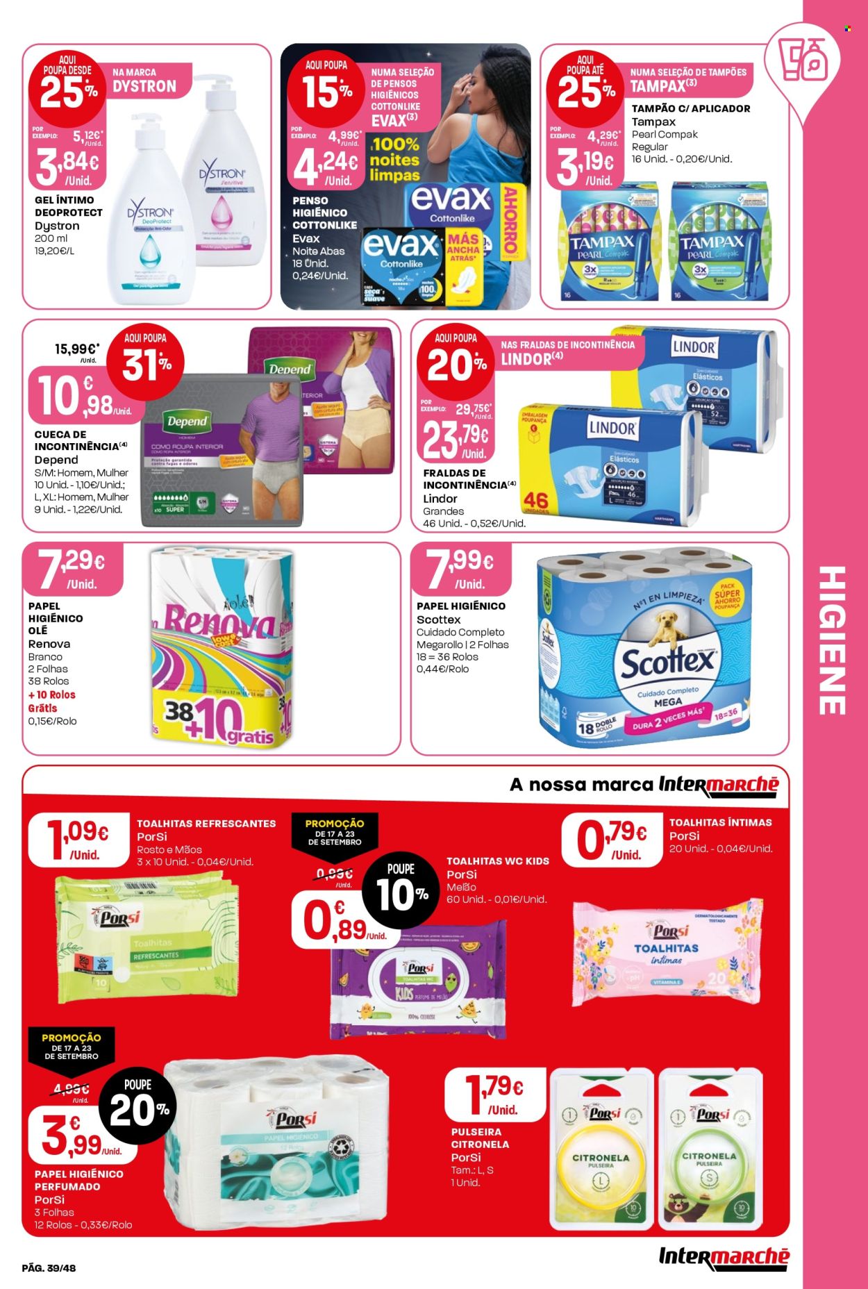 Folheto Intermarché - 17.9.2026 - 23.9.2026. Página 39