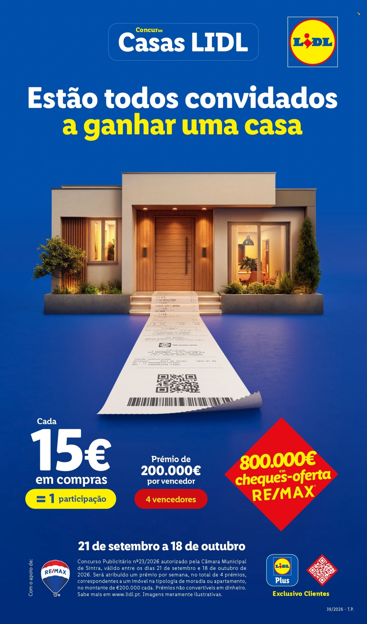 Folheto Lidl - 21.9.2026 - 27.9.2026. Página 1