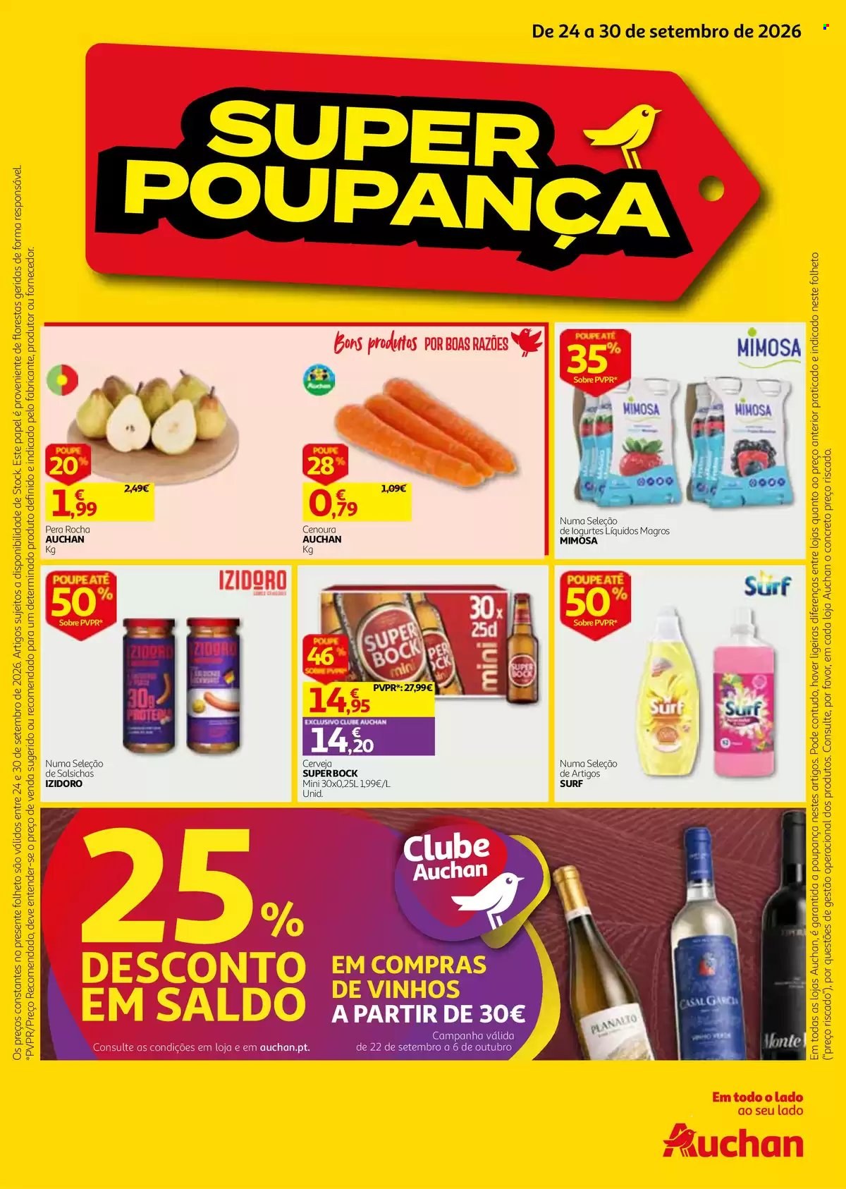 Folheto Auchan - 24.9.2026 - 30.9.2026. Página 1