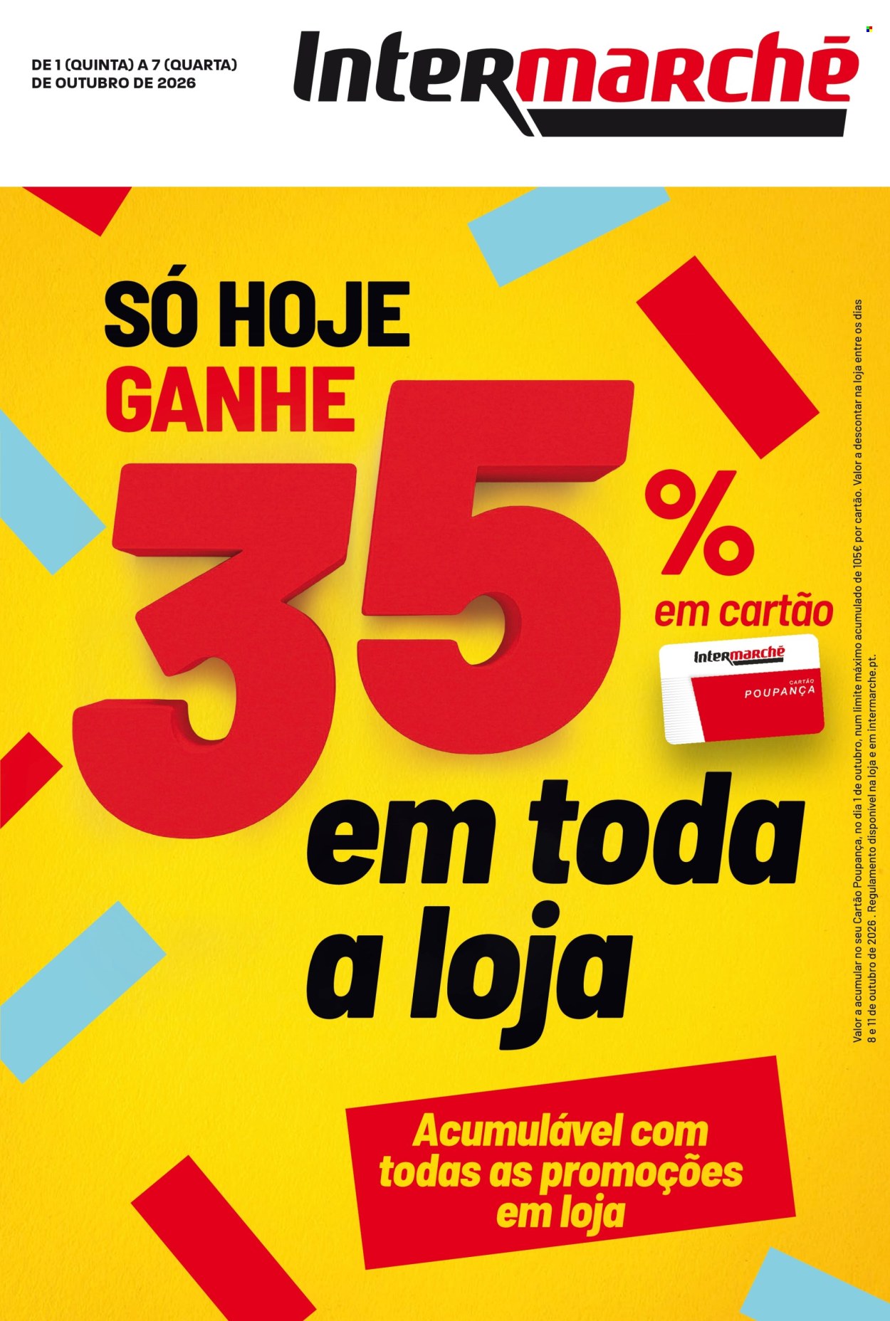 Folheto Intermarché - 1.10.2026 - 7.10.2026. Página 1