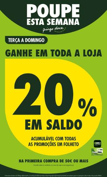 Folheto Pingo Doce - 6.10.2026 - 12.10.2026.