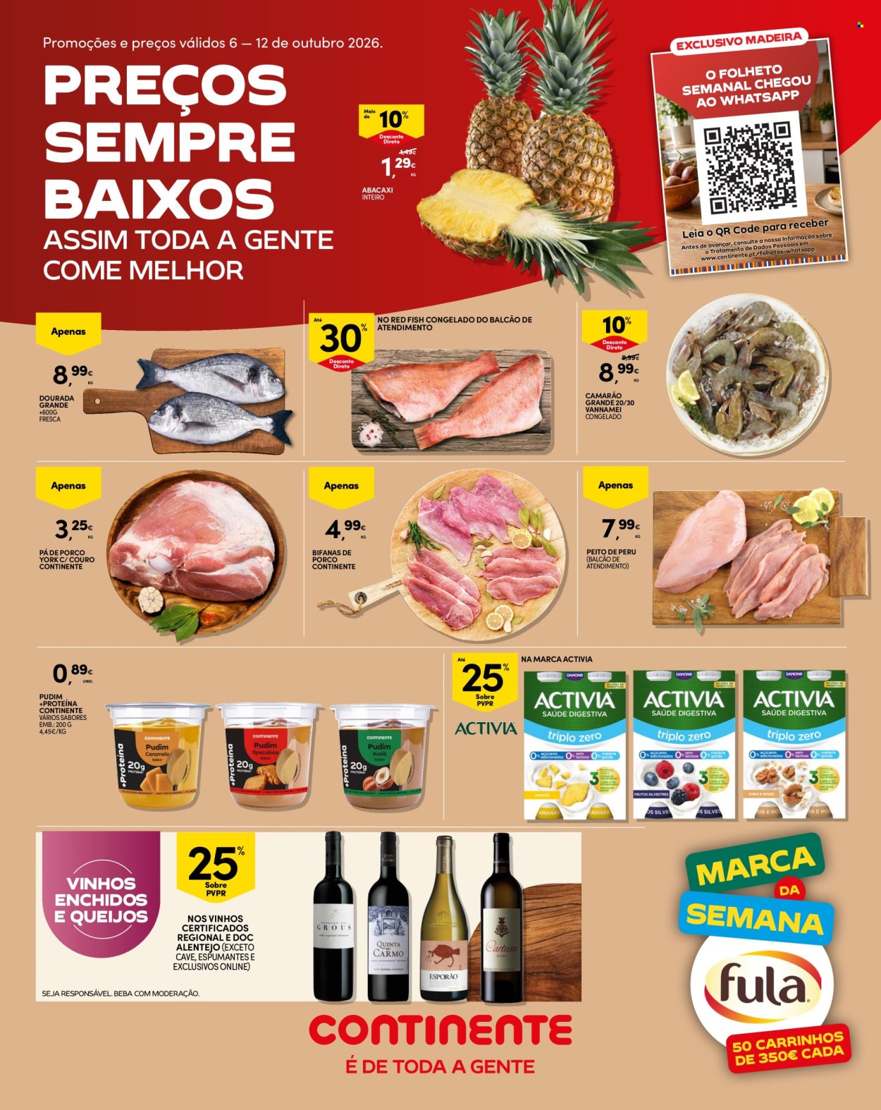 Folheto Continente Modelo - 6.10.2026 - 12.10.2026. Página 1
