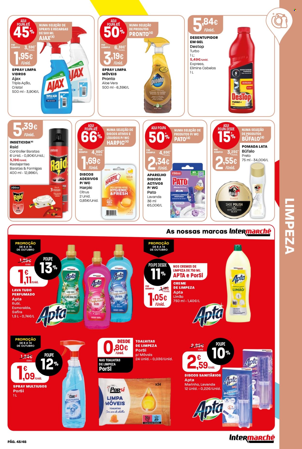 Folheto Intermarché - 8.10.2026 - 14.10.2026. Página 43