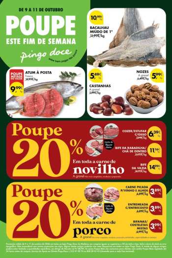 Folheto Pingo Doce - 9.10.2026 - 12.10.2026.