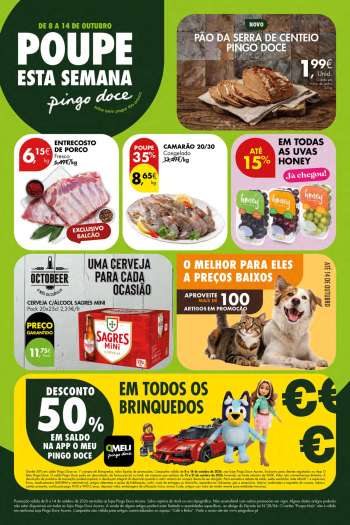 Folheto Pingo Doce - 8.10.2026 - 14.10.2026.