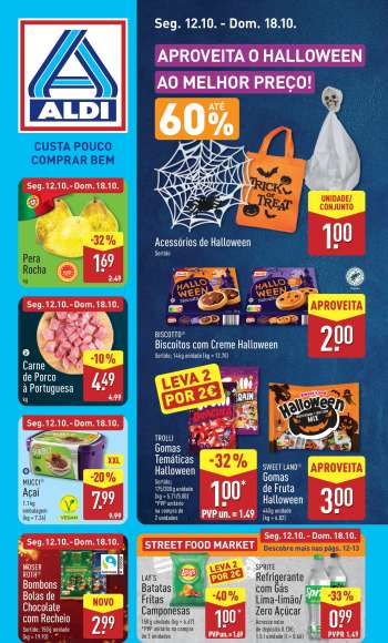 Folheto Aldi - 12.10.2026 - 18.10.2026.