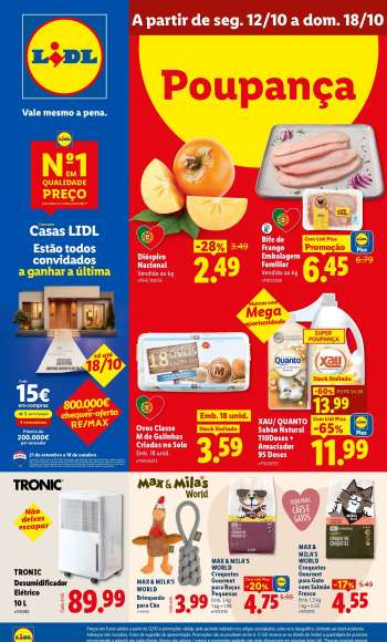 Folheto Lidl - 12.10.2026 - 18.10.2026.
