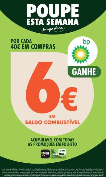 Folheto Pingo Doce - 13.10.2026 - 19.10.2026.