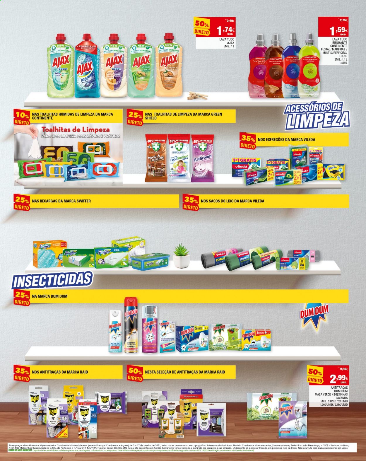 Folheto Continente Modelo - 2.1.2021 - 11.1.2021. Página 20