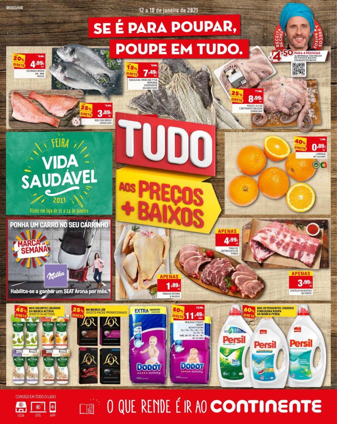 Folheto Continente Modelo - 12.1.2021 - 18.1.2021. Página 1