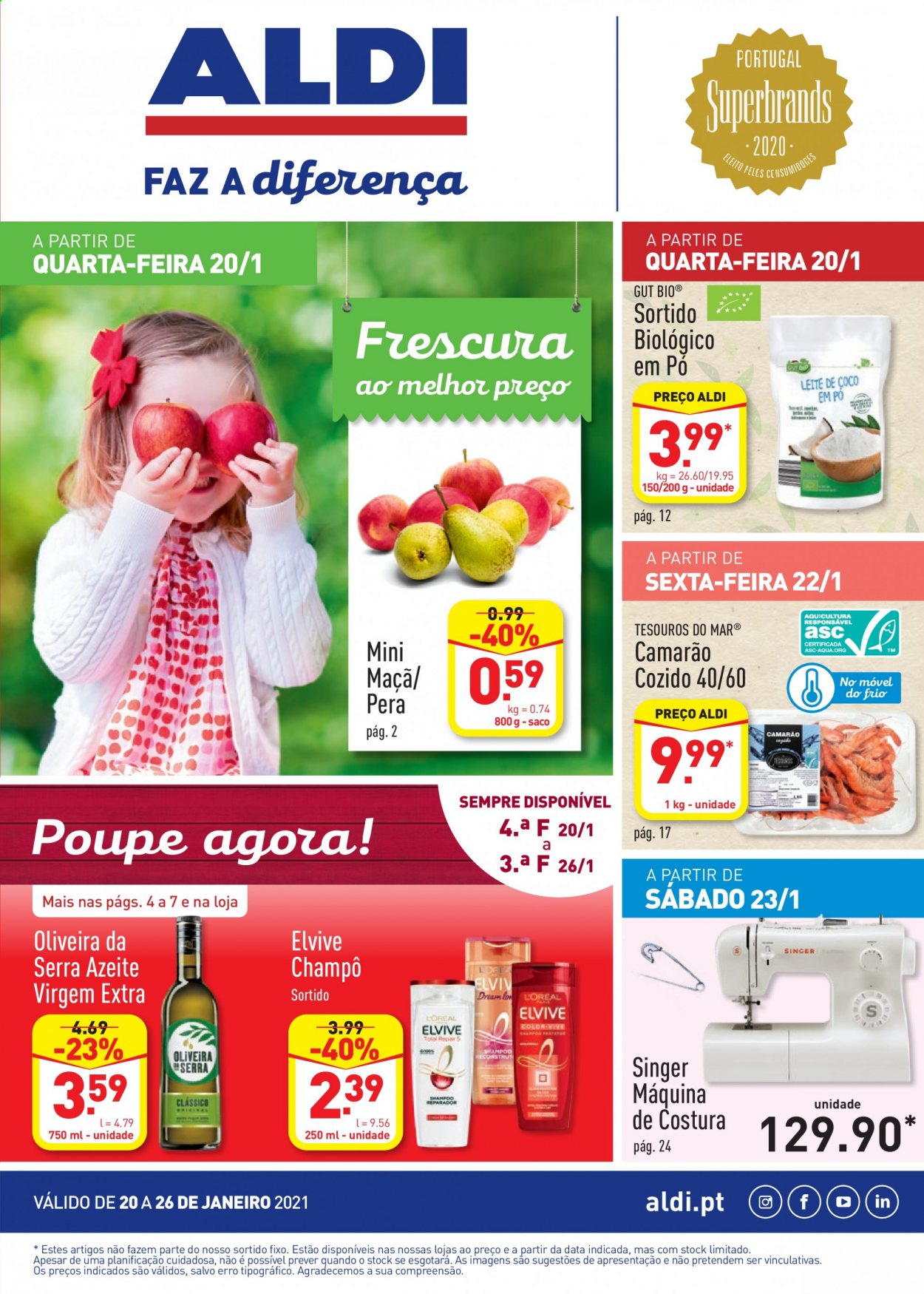 Folheto Aldi - 20.1.2021 - 26.1.2021. Página 1