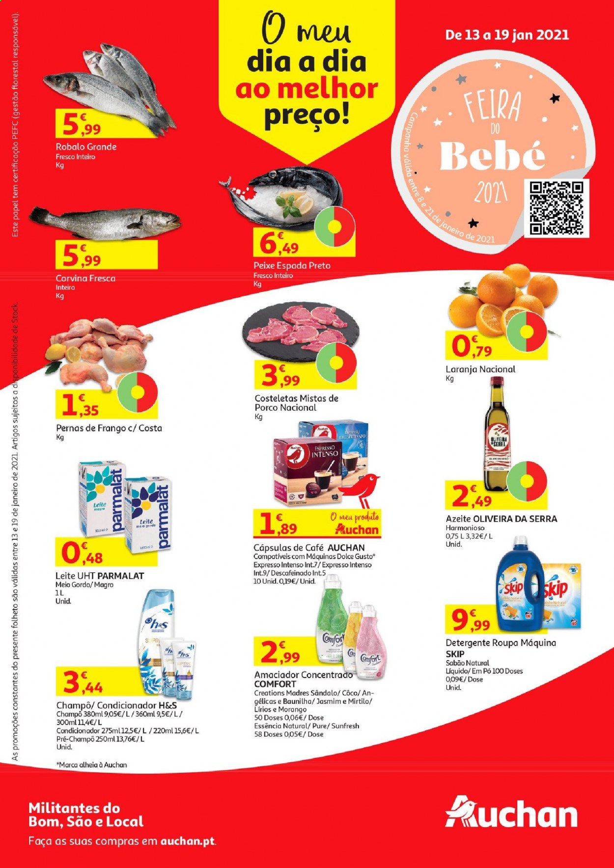 Folheto Auchan - 13.1.2021 - 19.1.2021. Página 1