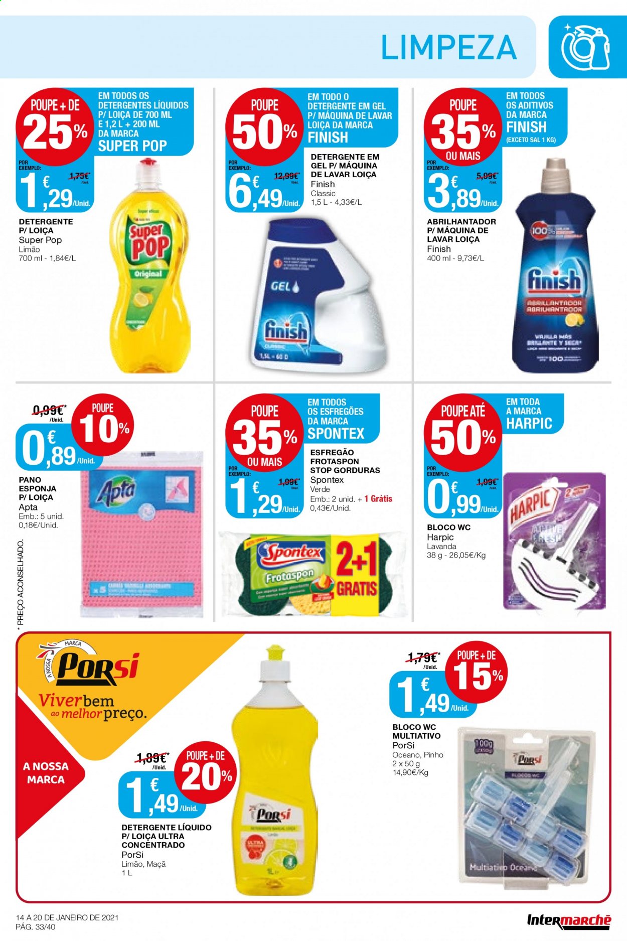 Folheto Intermarché - 14.1.2021 - 20.1.2021. Página 33