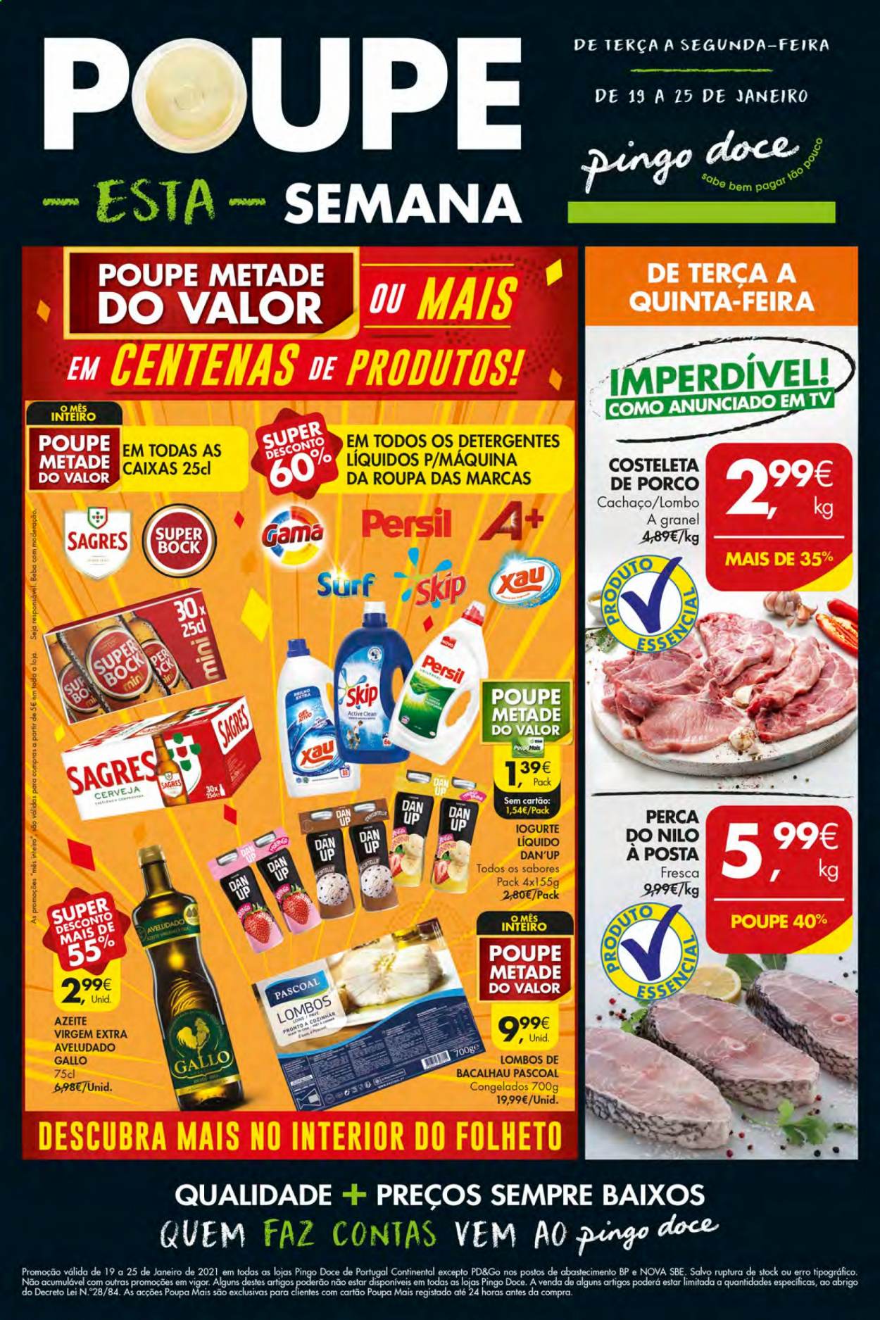 Folheto Pingo Doce - 19.1.2021 - 25.1.2021. Página 1