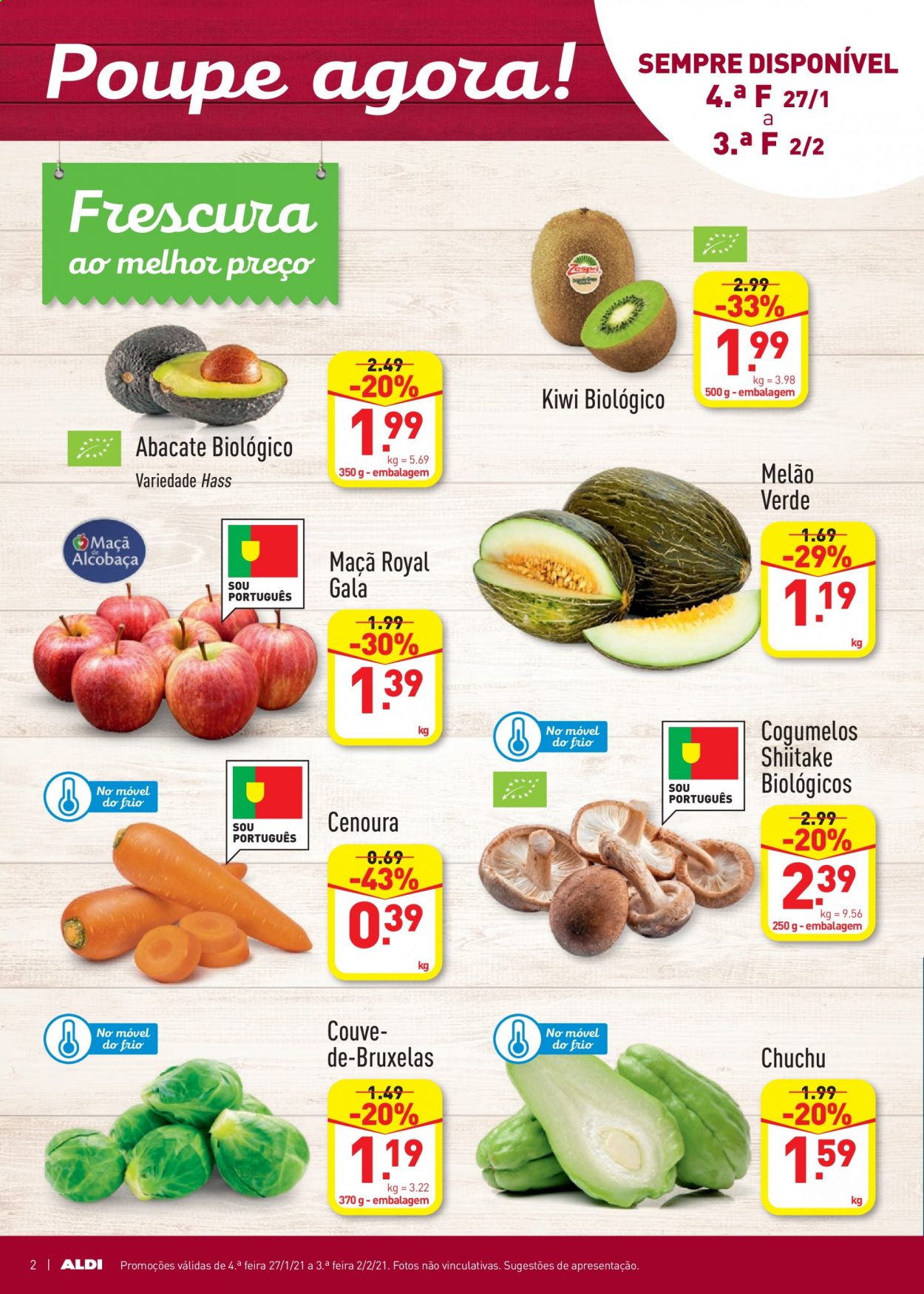 Folheto Aldi - 27.1.2021 - 2.2.2021. Página 2