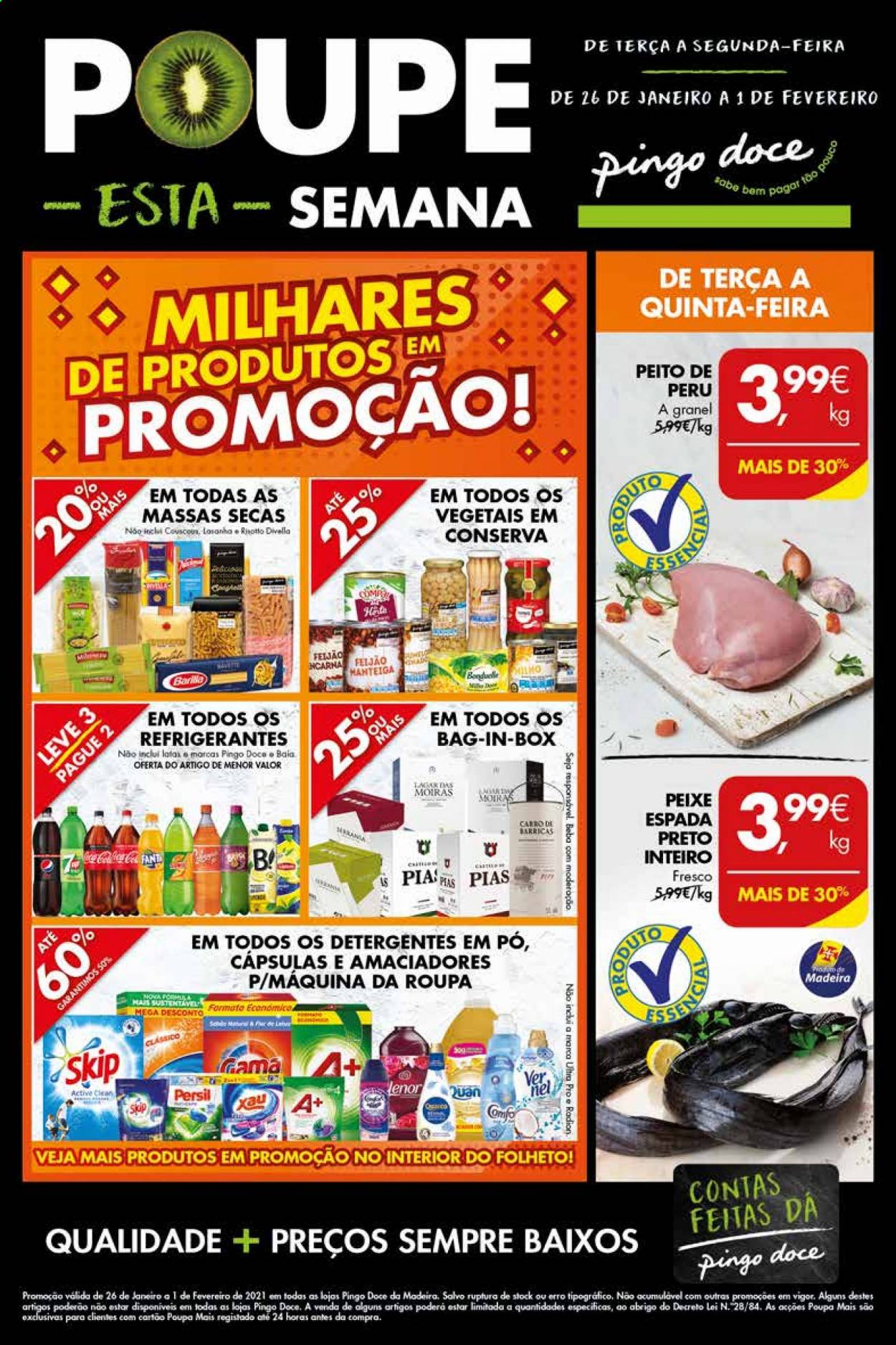 Folheto Pingo Doce - 26.1.2021 - 1.2.2021. Página 1