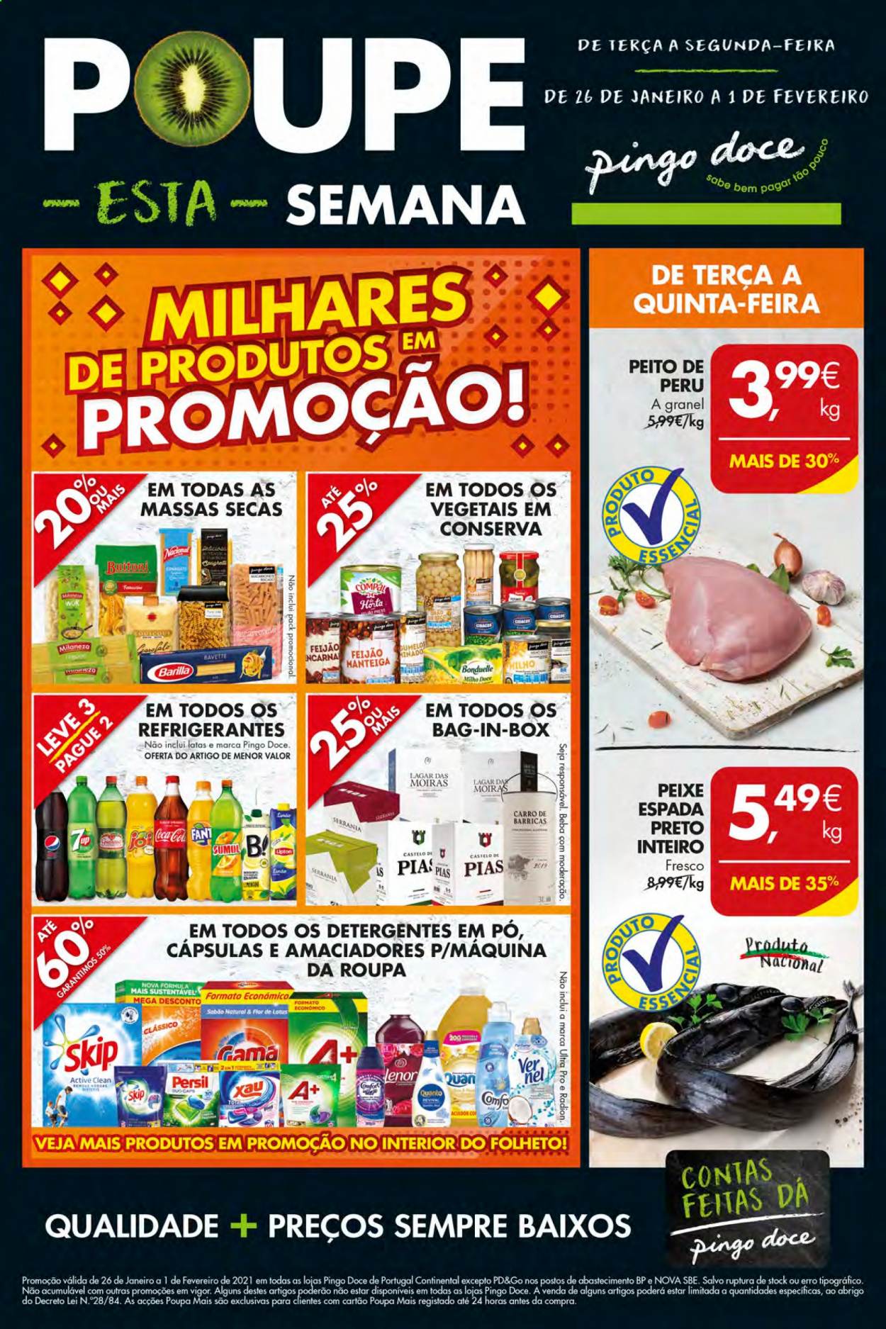 Folheto Pingo Doce - 26.1.2021 - 1.2.2021. Página 1