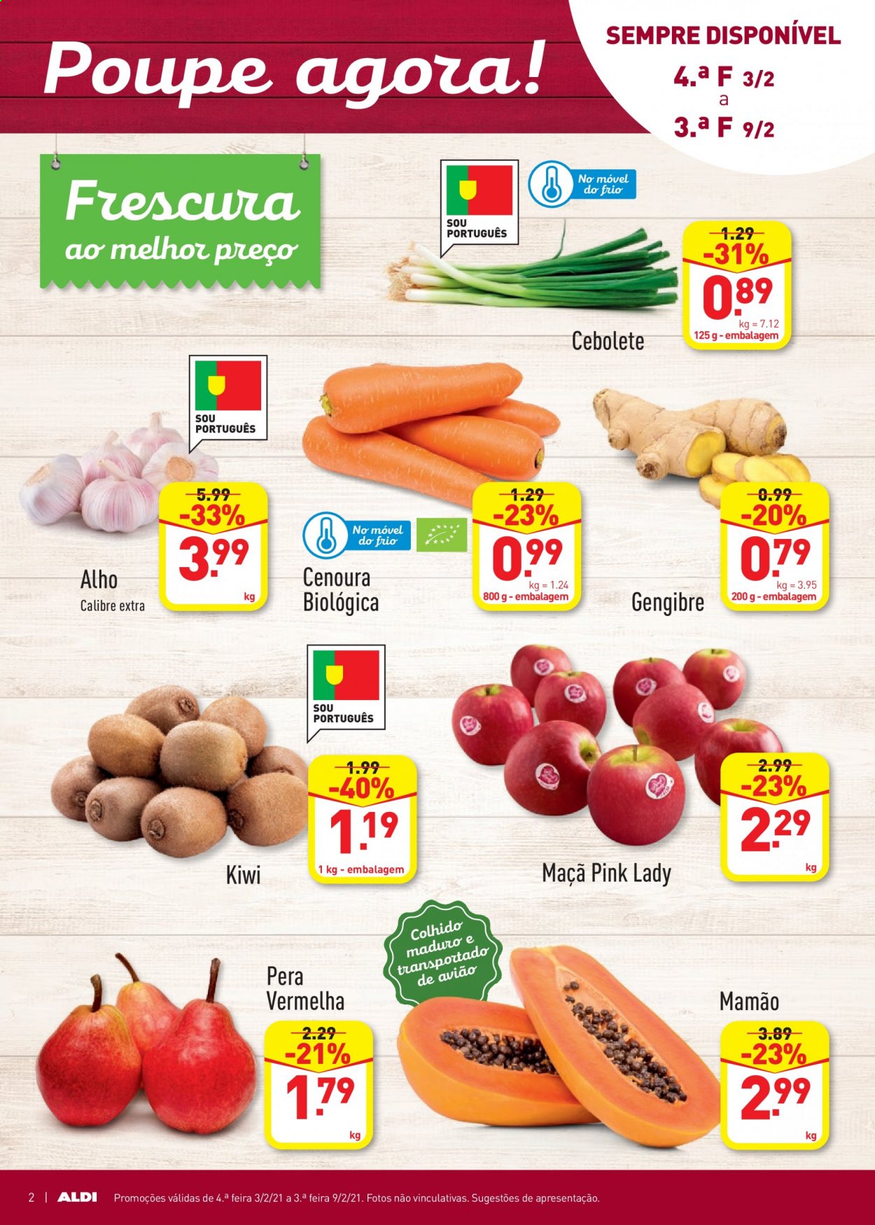 Folheto Aldi - 3.2.2021 - 9.2.2021. Página 2