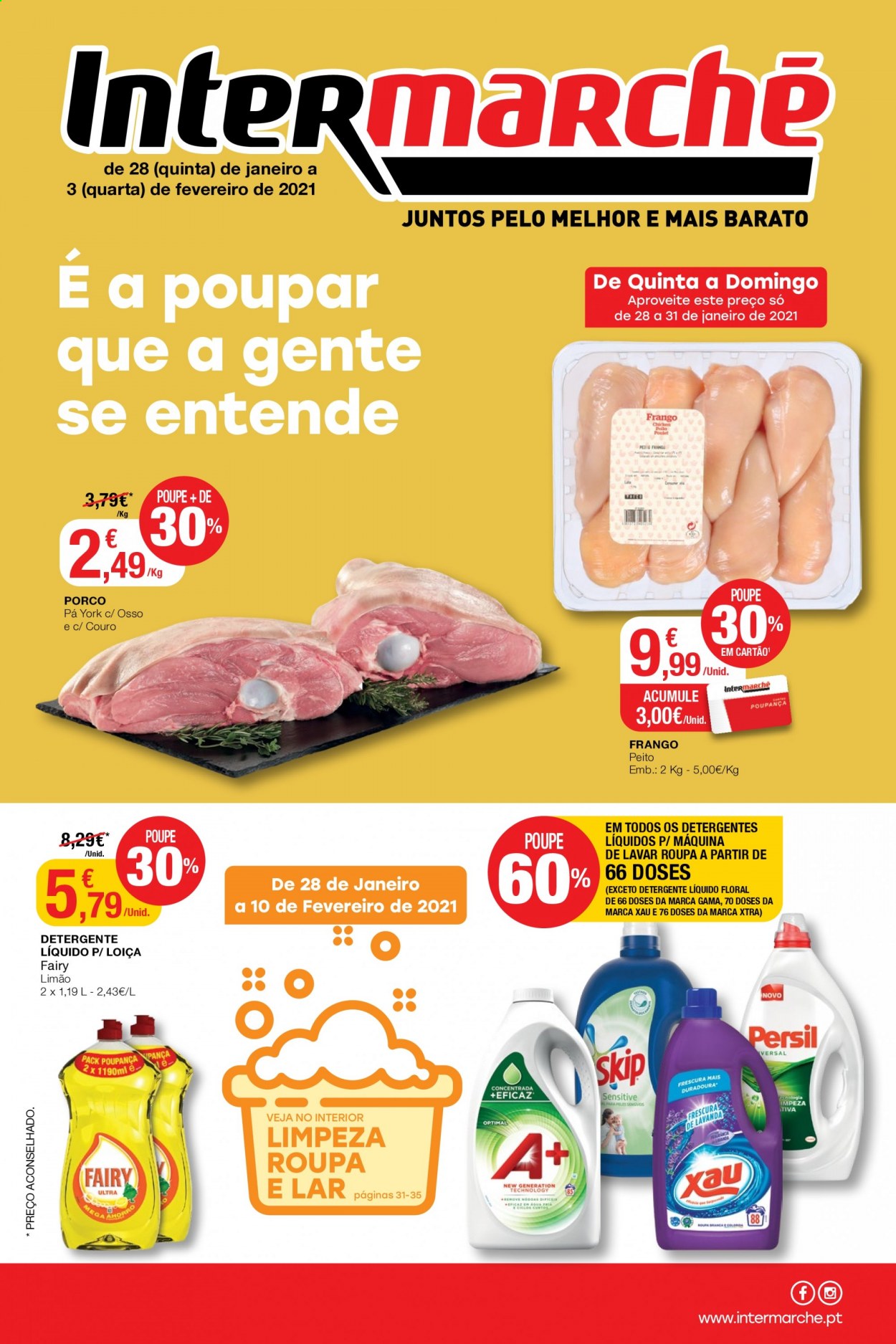 Folheto Intermarché - 28.1.2021 - 3.2.2021. Página 1