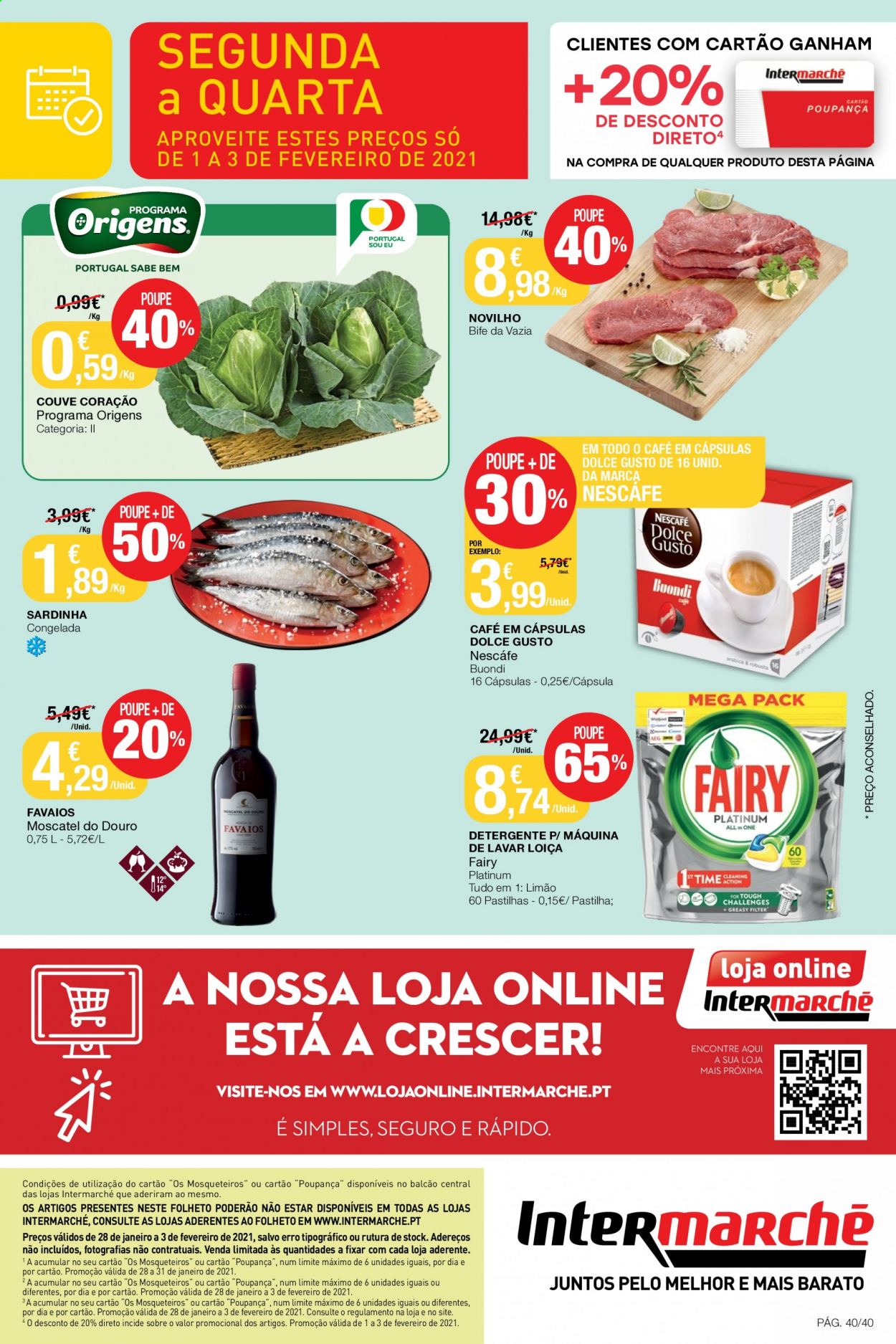 Folheto Intermarché - 28.1.2021 - 3.2.2021. Página 40