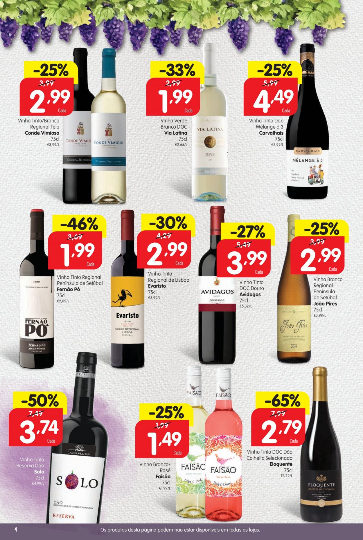 thumbnail - Folheto Minipreço - 28.1.2021 - 24.2.2021 - Produtos em promoção - vinho, vinho branco, vinho tinto. Página 4.