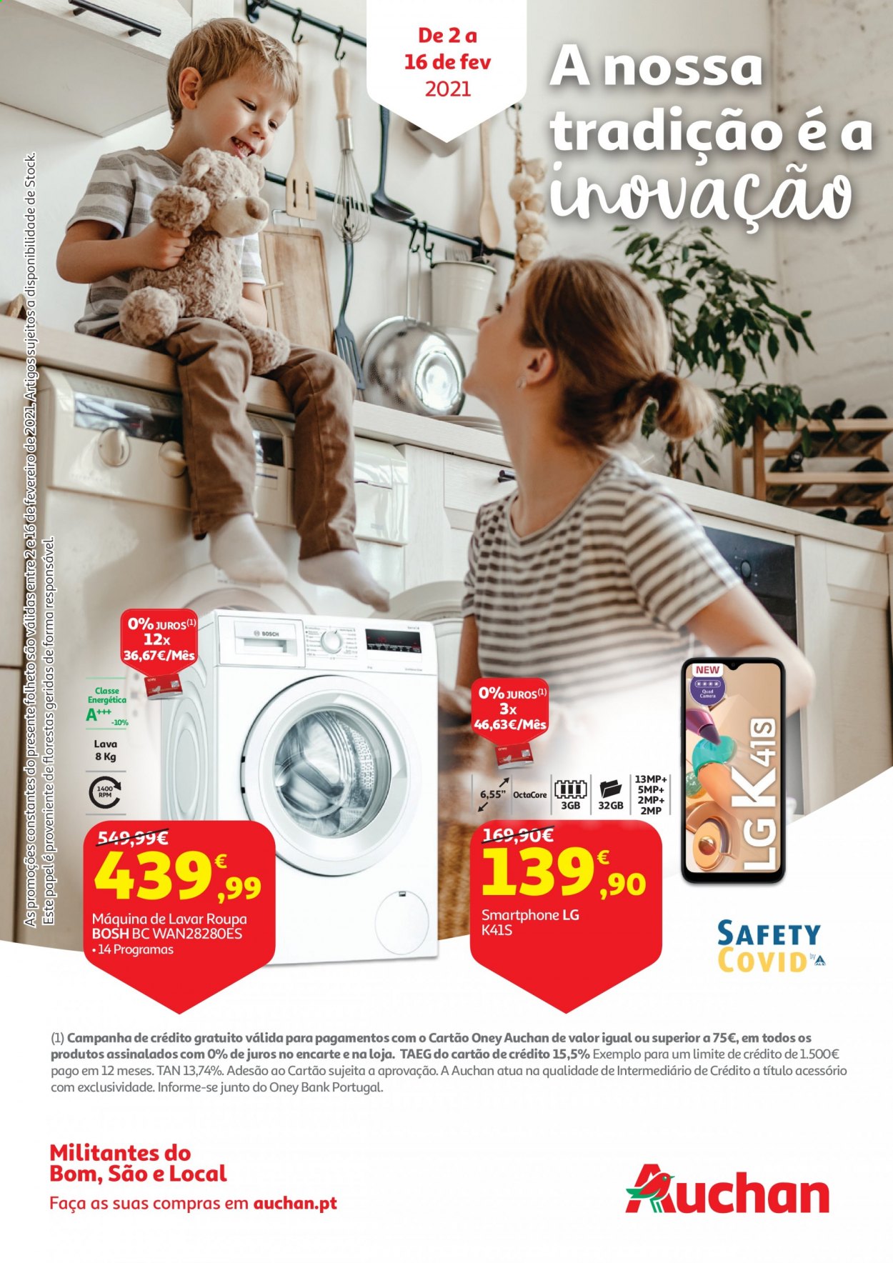 Folheto Auchan - 2.2.2021 - 16.2.2021. Página 36