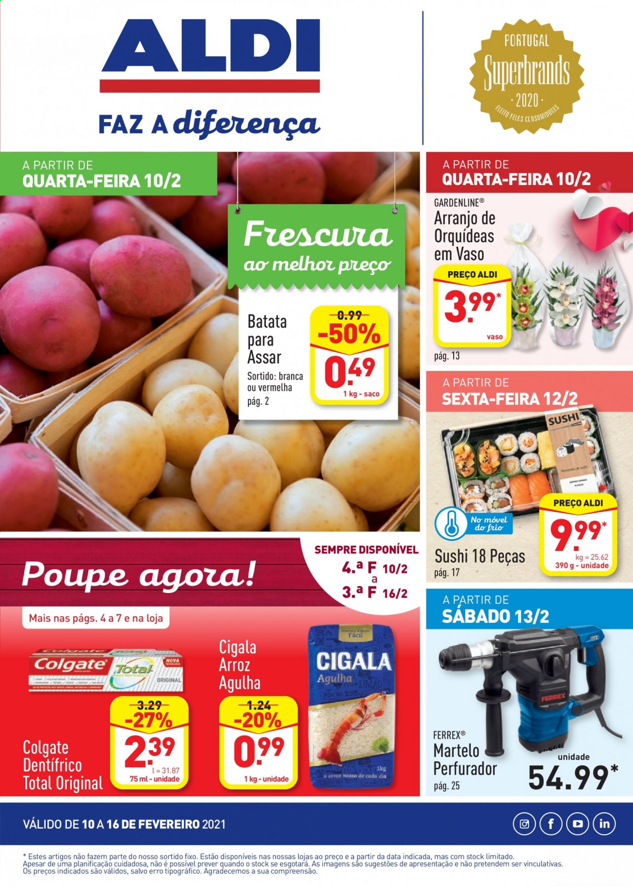 Folheto Aldi - 10.2.2021 - 16.2.2021. Página 1