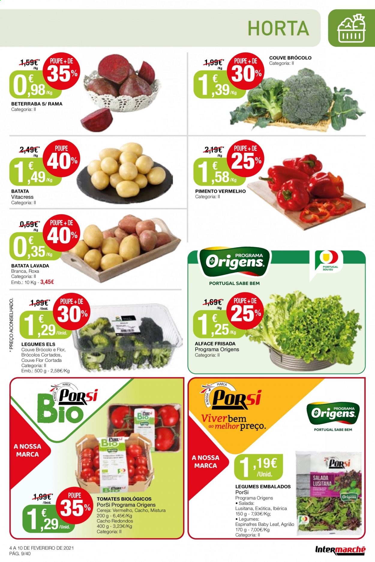 Folheto Intermarché - 4.2.2021 - 10.2.2021. Página 9