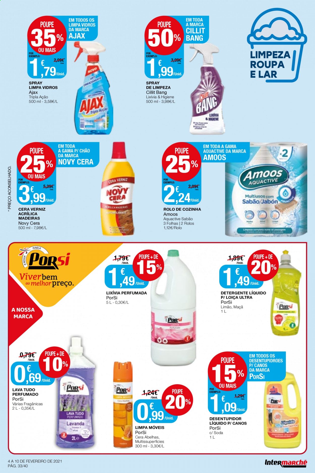 Folheto Intermarché - 4.2.2021 - 10.2.2021. Página 33