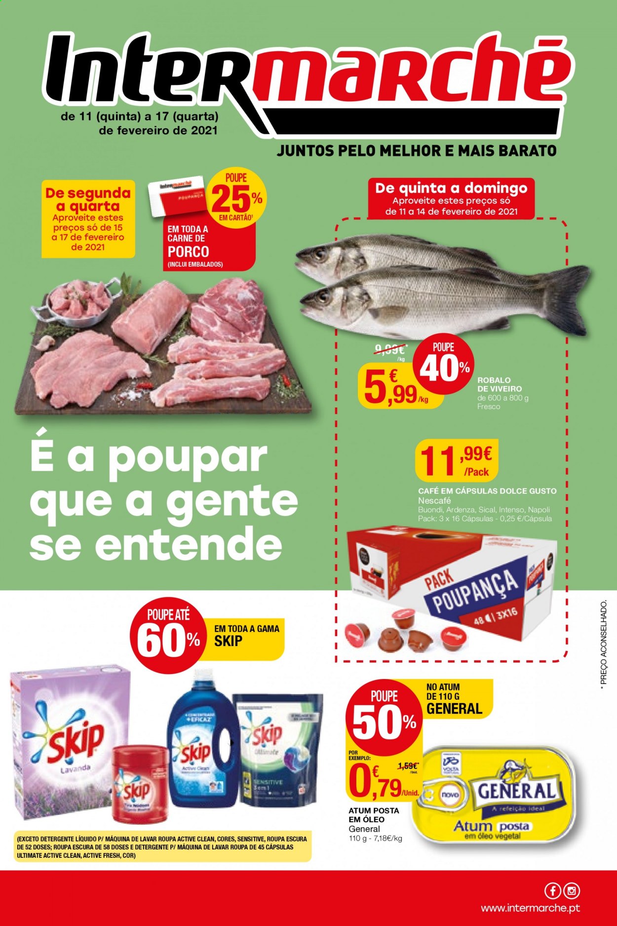 Folheto Intermarché - 11.2.2021 - 17.2.2021. Página 1