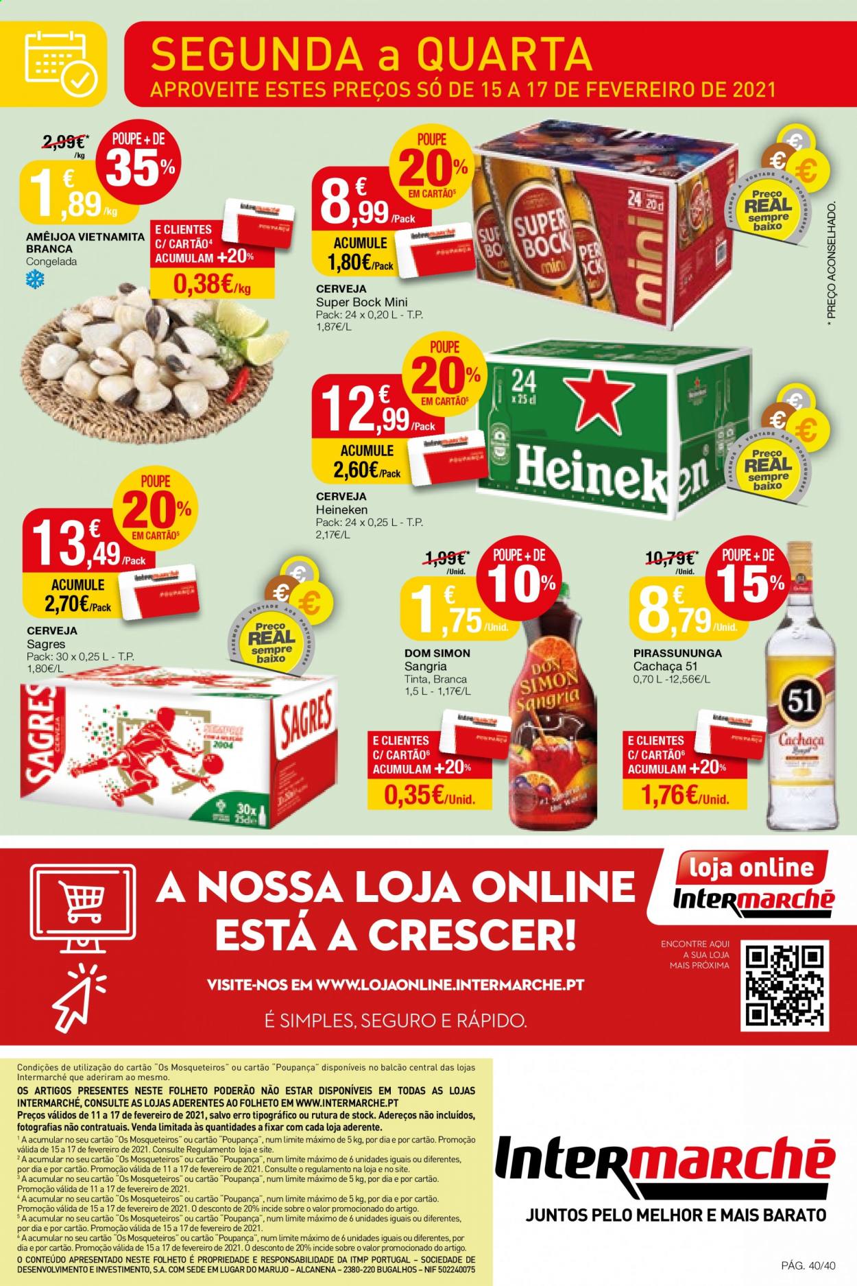 Folheto Intermarché - 11.2.2021 - 17.2.2021. Página 40
