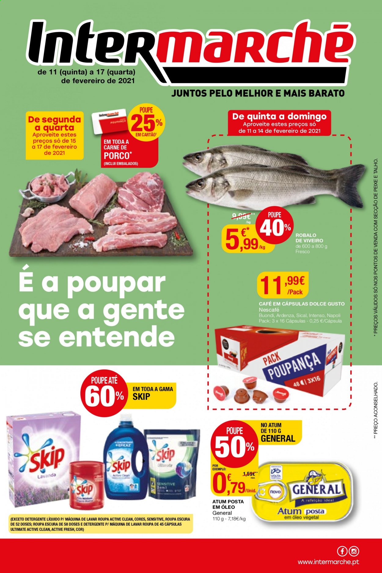 Folheto Intermarché - 11.2.2021 - 17.2.2021. Página 1