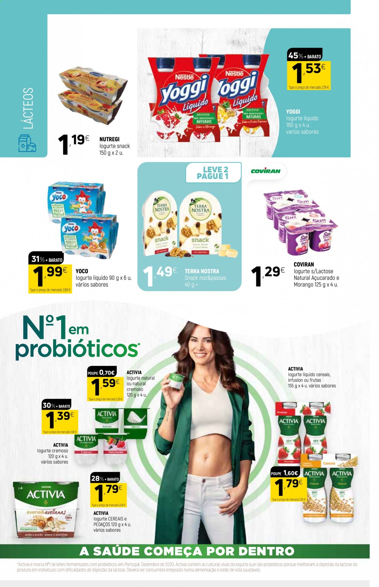 thumbnail - Folheto Coviran - 16.2.2021 - 28.2.2021 - Produtos em promoção - iogurte, Activia, iogurte líquido, iogurte natural. Página 4.