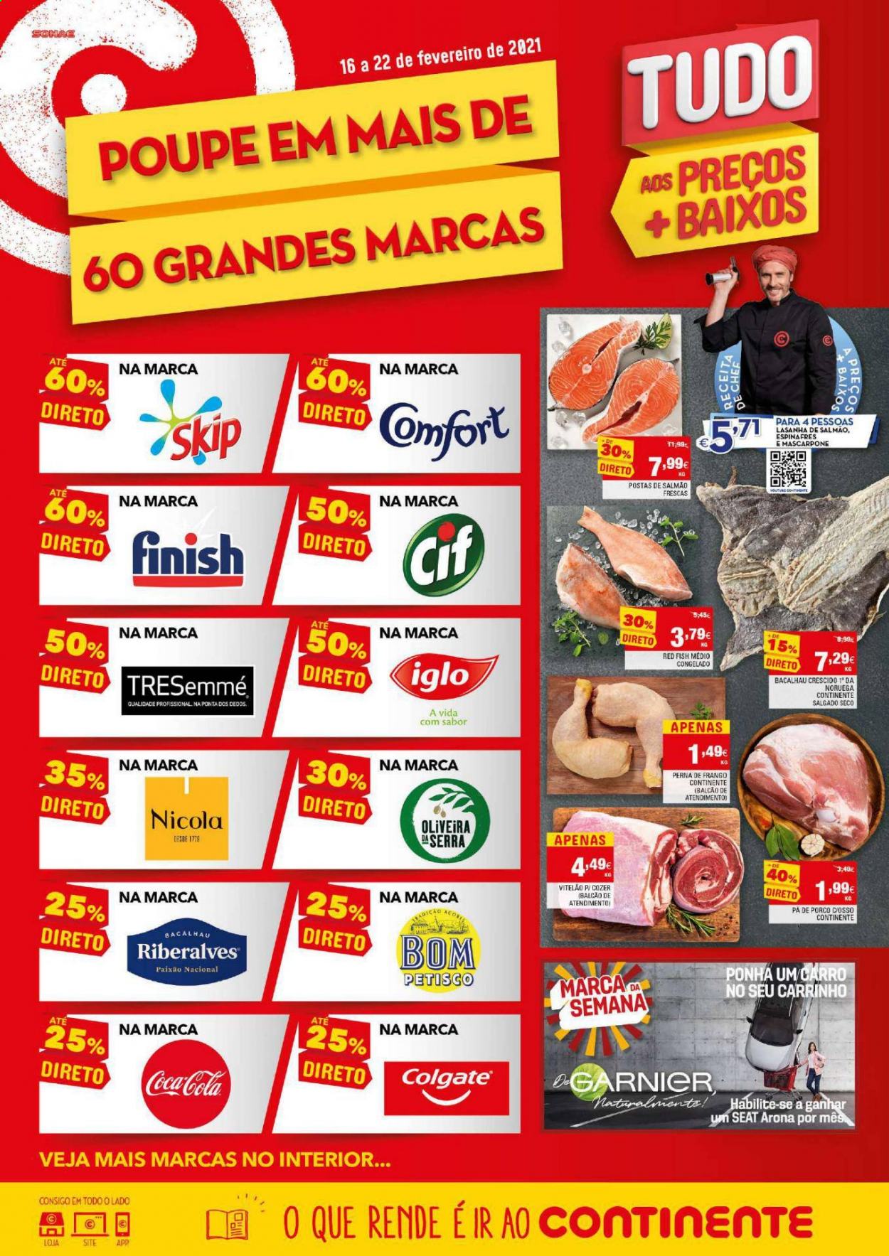 Folheto Continente Bom Dia - 16.2.2021 - 22.2.2021. Página 1