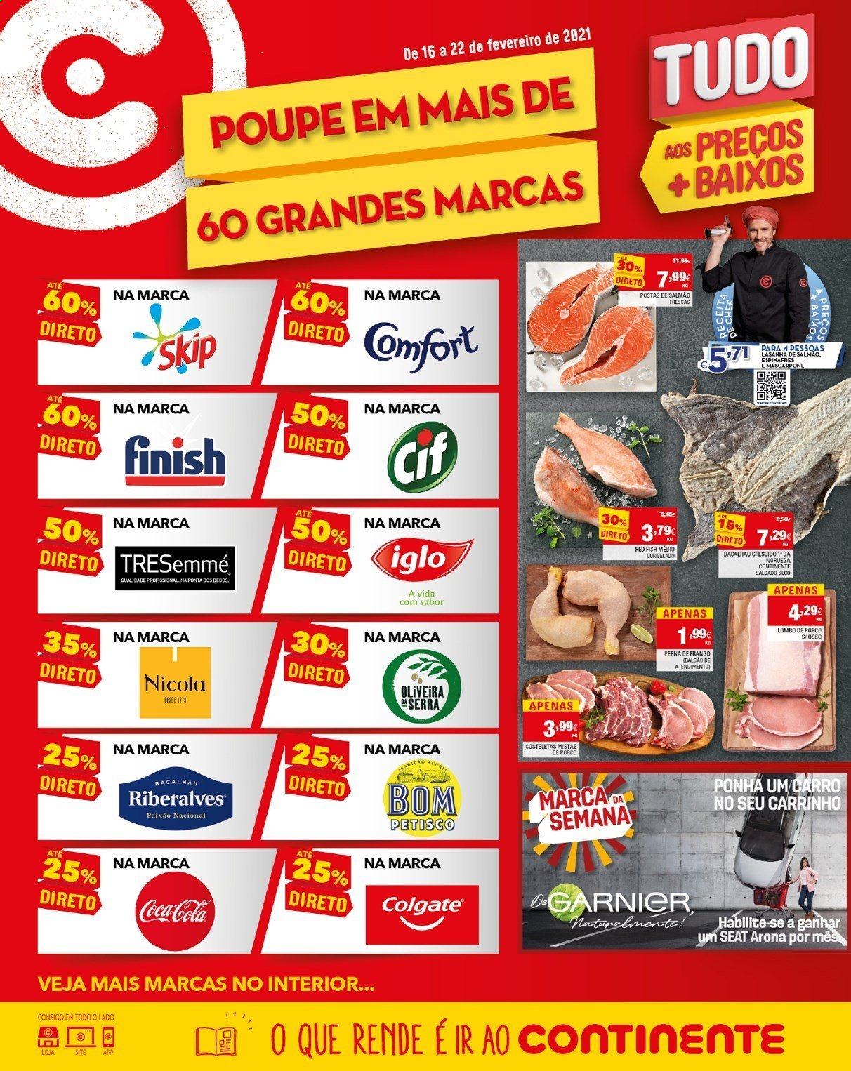 Folheto Continente Modelo - 16.2.2021 - 22.2.2021. Página 1