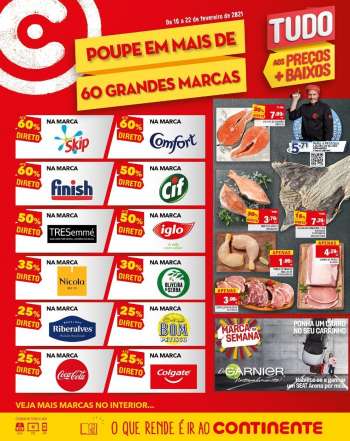 Folheto Continente Modelo - 16.2.2021 - 22.2.2021.