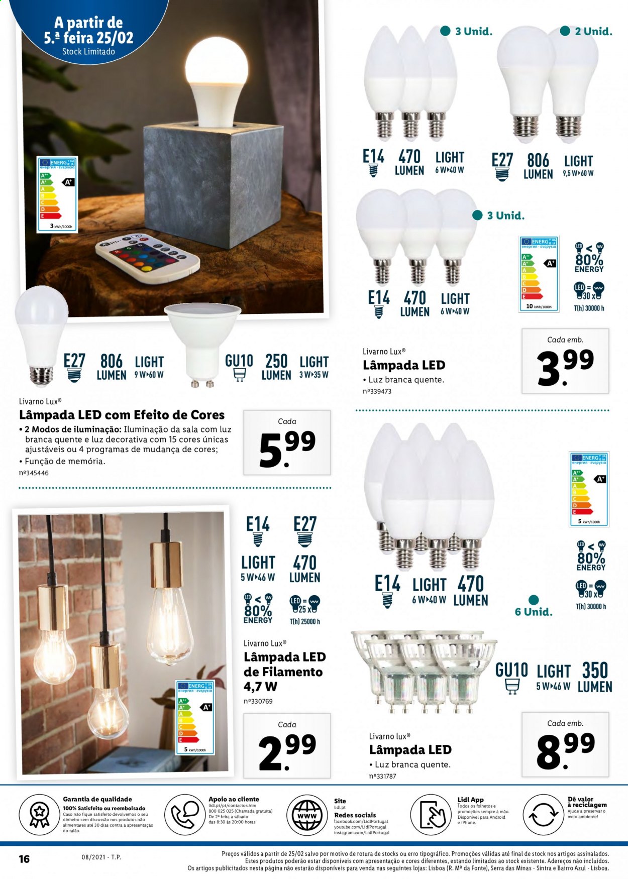 Folheto Lidl - 22.2.2021 - 28.2.2021. Página 16