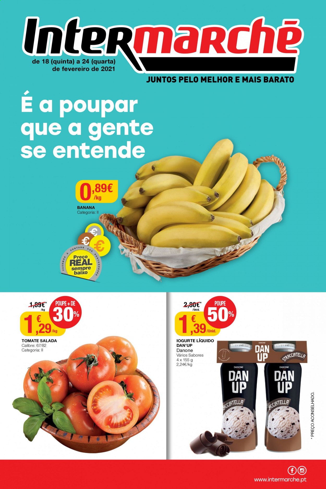 Folheto Intermarché - 18.2.2021 - 24.2.2021. Página 1