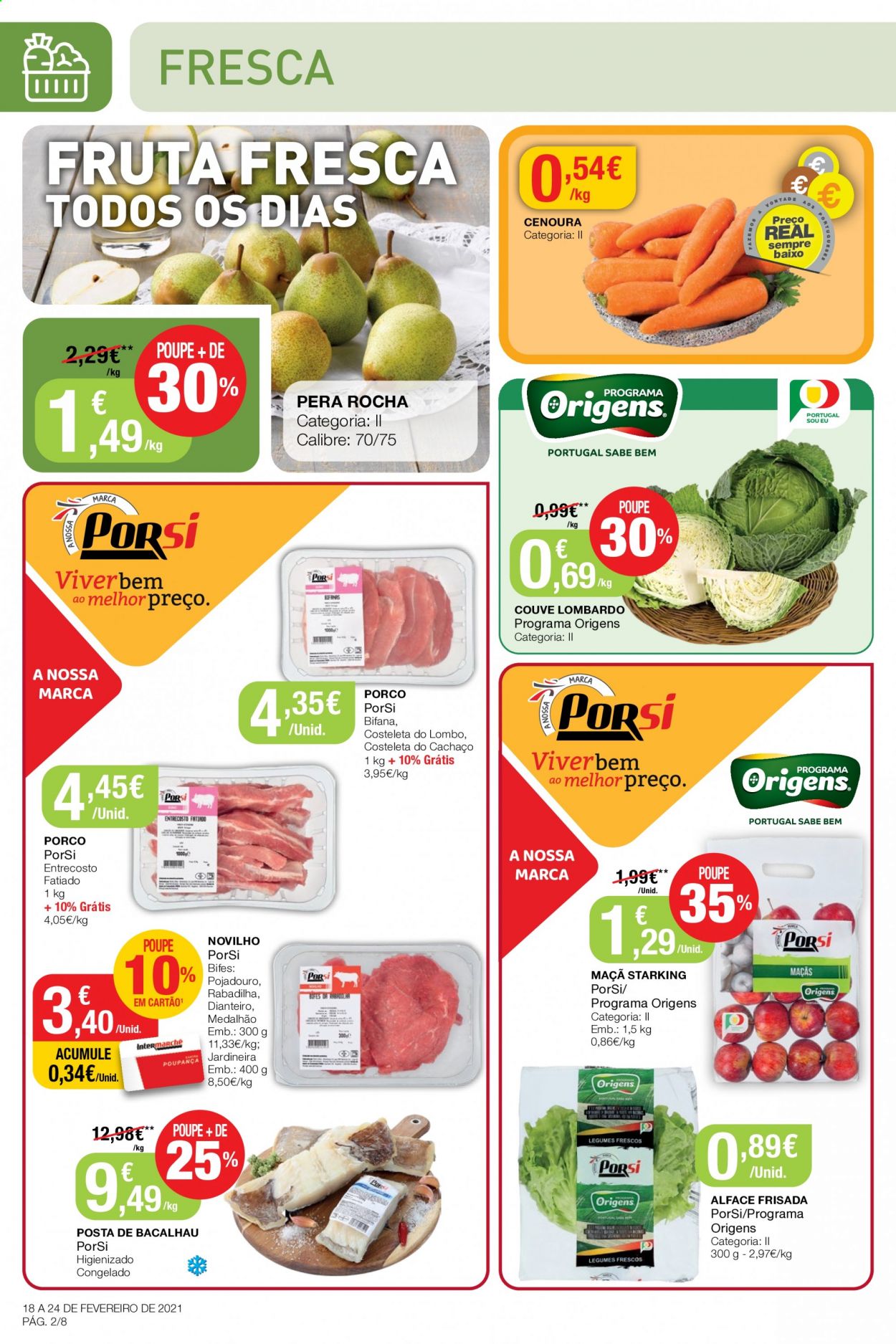 Folheto Intermarché - 18.2.2021 - 24.2.2021. Página 2