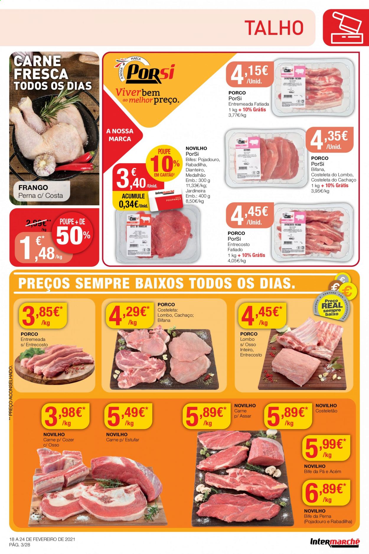 Folheto Intermarché - 18.2.2021 - 24.2.2021. Página 3