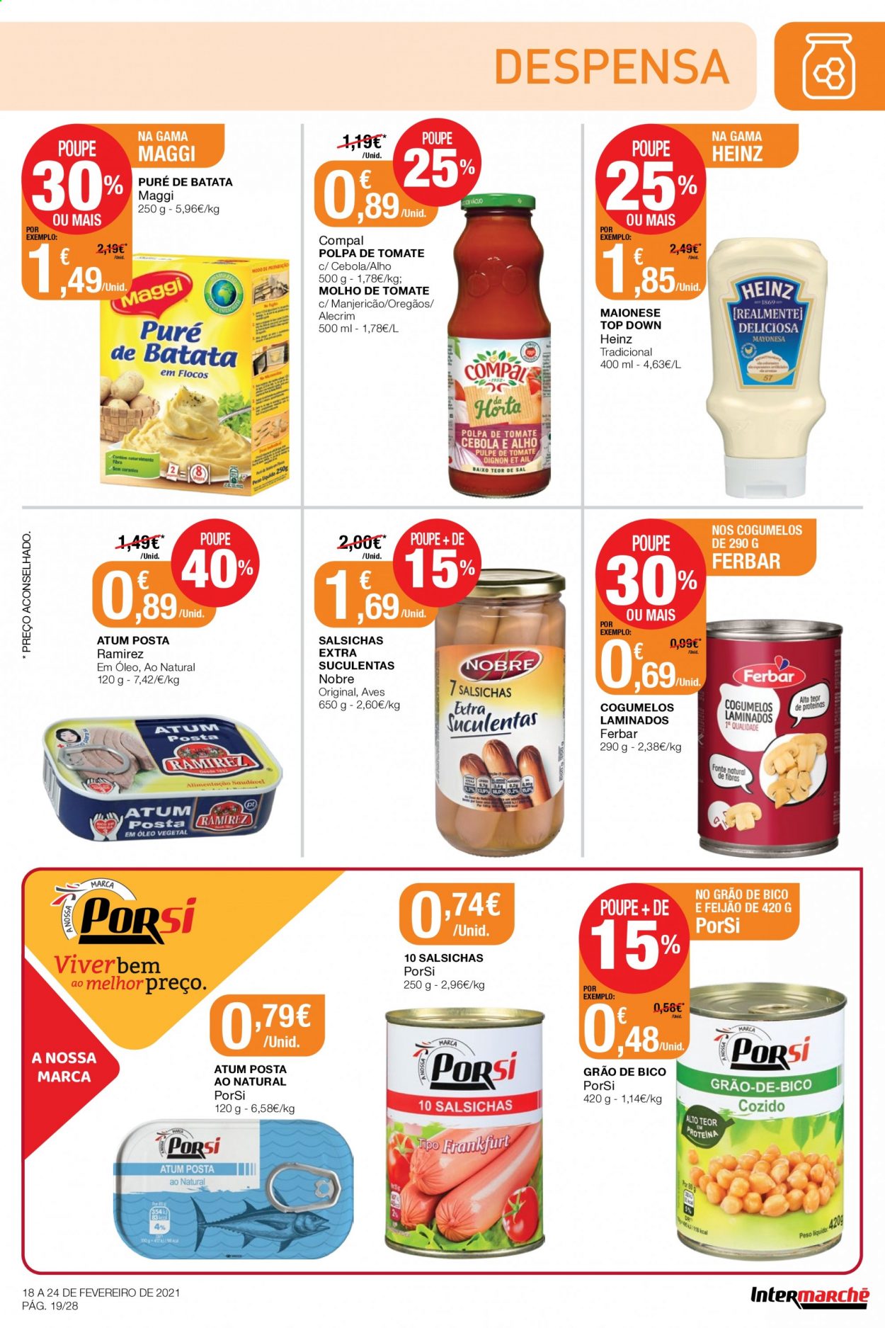 Folheto Intermarché - 18.2.2021 - 24.2.2021. Página 19