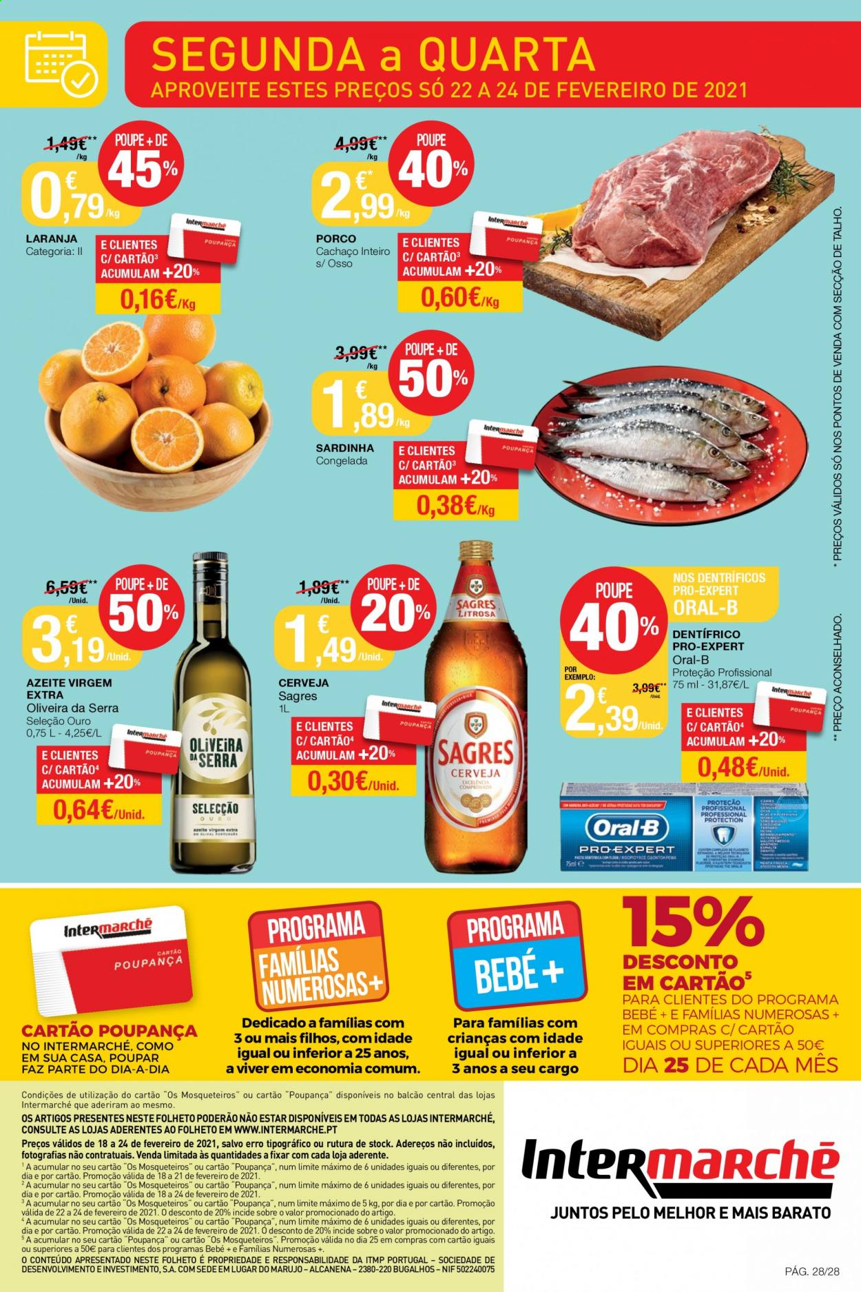 Folheto Intermarché - 18.2.2021 - 24.2.2021. Página 28