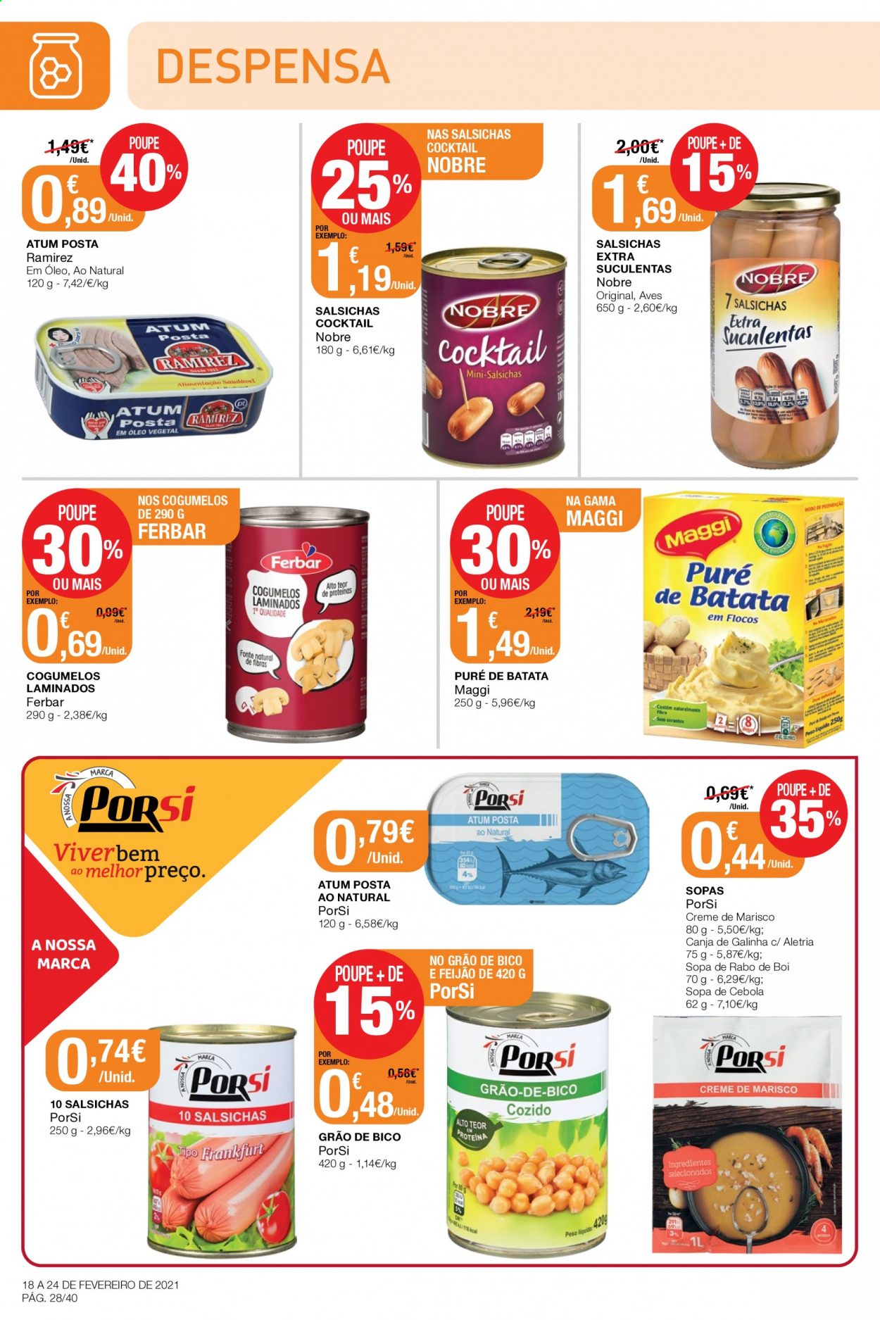 Folheto Intermarché - 18.2.2021 - 24.2.2021. Página 28