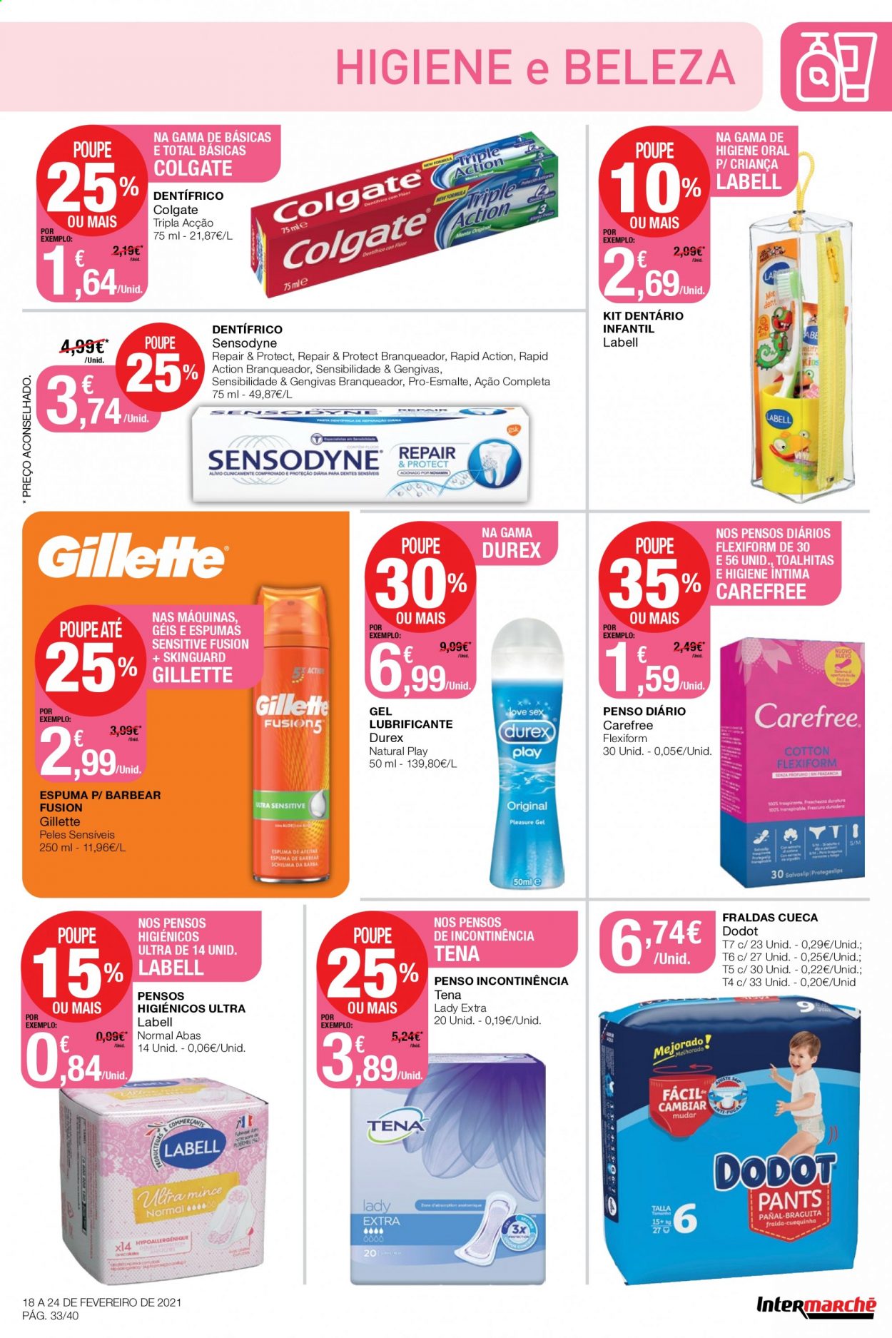 Folheto Intermarché - 18.2.2021 - 24.2.2021. Página 33