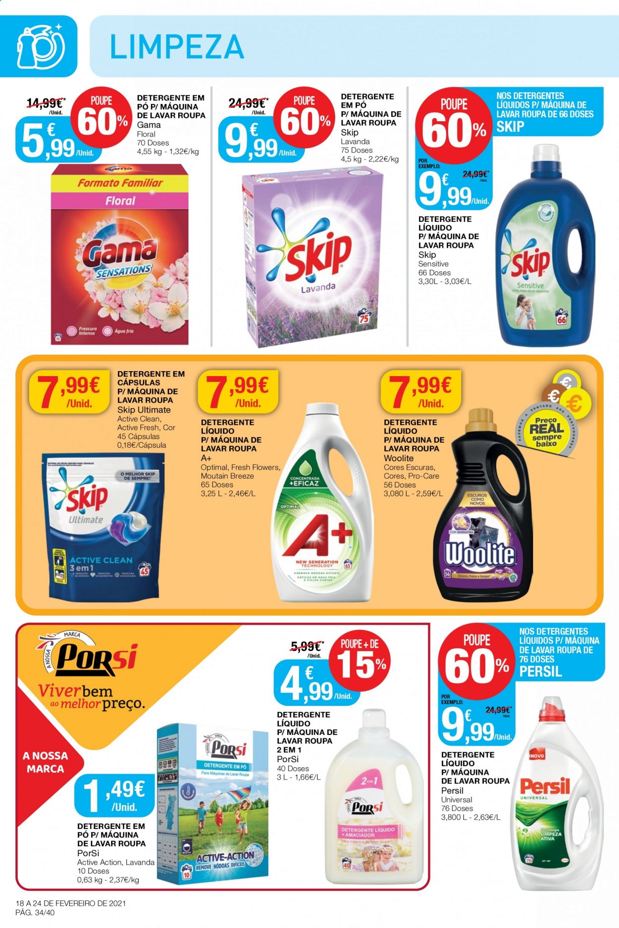 Folheto Intermarché - 18.2.2021 - 24.2.2021. Página 34