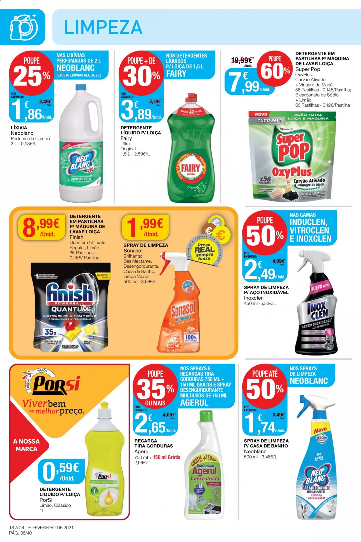 Folheto Intermarché - 18.2.2021 - 24.2.2021. Página 36