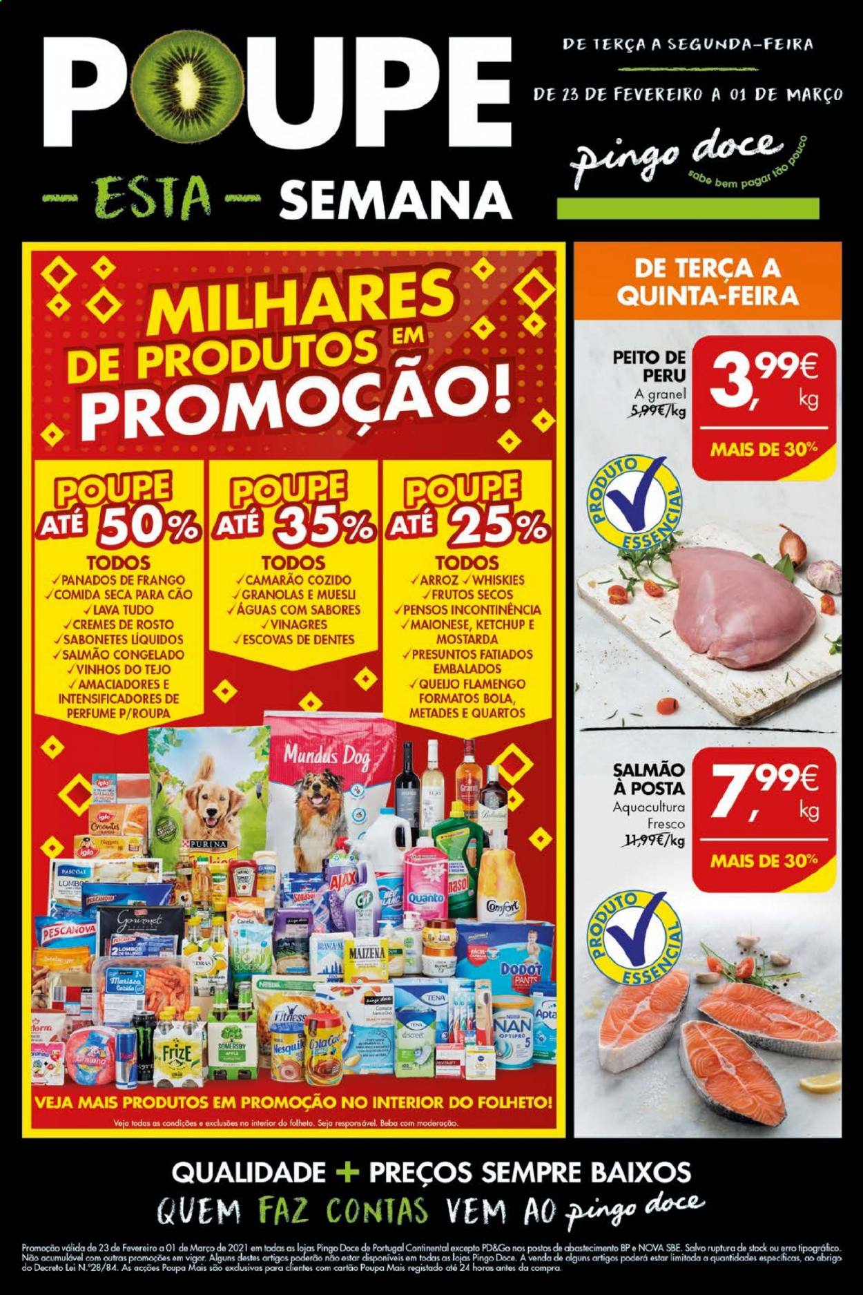 Folheto Pingo Doce - 23.2.2021 - 1.3.2021. Página 1