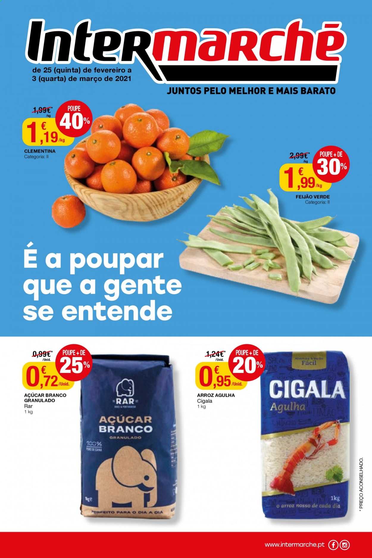 Folheto Intermarché - 25.2.2021 - 3.3.2021. Página 1